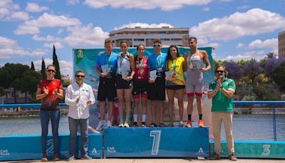 Jesús Vela y Marina Caraballo ganan el Horizon Triatlón de Sevilla