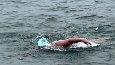 From Golden Gate Bridge to Farallones: Long-distance swimmer makes history