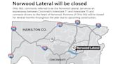 The Norwood Lateral eastbound to reopen by Wednesday morning, updates to westbound closure
