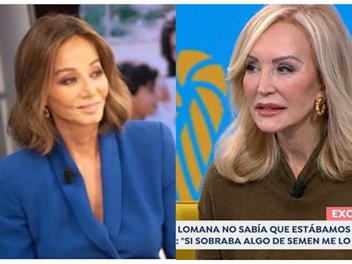 Carmen Lomana e Isabel Preysler se enfrentan en un desfile de moda: 'No es moderna'