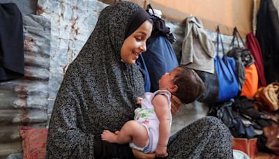 Displaced Gazan mothers struggle to care for their newborns