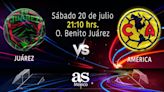 FC Juárez vs América en vivo: Liga MX, Apertura 2024 hoy en directo