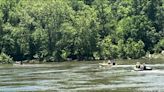 Kayaker rescues person swimming in the Potomac River