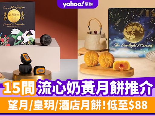 月餅2024｜15間流心奶黃月餅推介 望月/皇玥/酒店月餅！低至$88