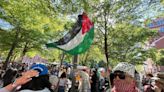 Pro-Palestine protesters camp into fourth night at GW University despite suspensions