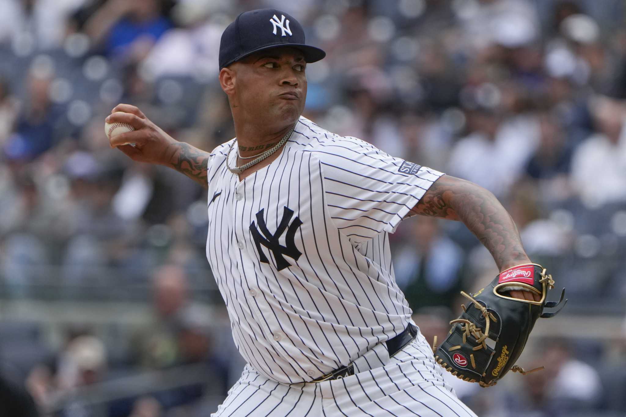 Gil allows one hit in 6 1/3 innings, Stanton and Judge homer as Yanks top Mariners 5-0