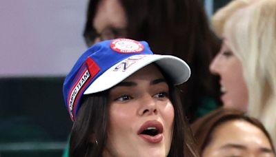 Kendall Jenner Is the Most Patriotic Fan at the Paris Olympics Gymnastics Final