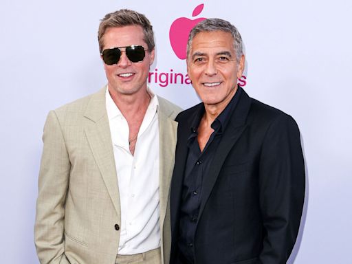 George Clooney Says Acting with Brad Pitt in Wolfs Was 'Easy' from 'the Minute We Got There' (Exclusive)