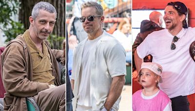 Bradley Cooper, Matt Damon, and Jeremy Strong hang out in Copenhagen