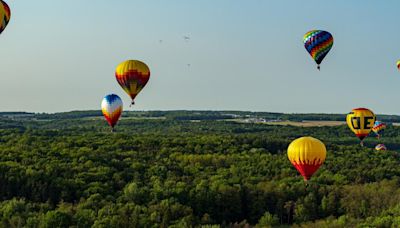 Hot air balloons this weekend at Letchworth State Park