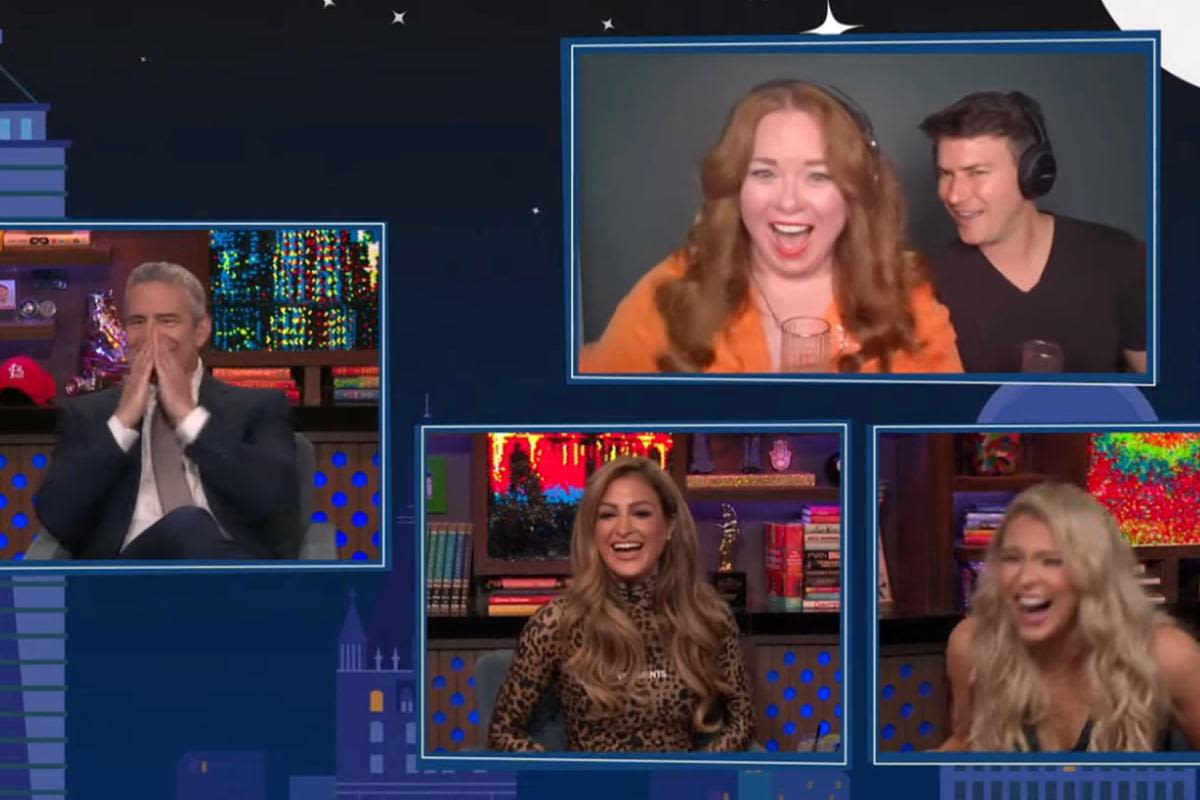 Andy Cohen sends 'WWHL' guests into hysterics after accidentally commenting on virtual fan's "cute lover"
