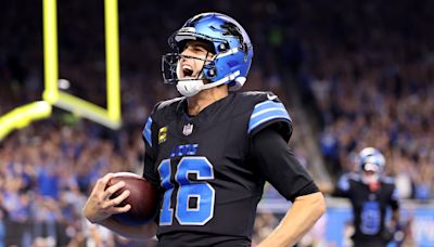 Jared Goff makes first NFL TD reception and throws for 2 TDs in Lions’ 42-29 win over Seahawks