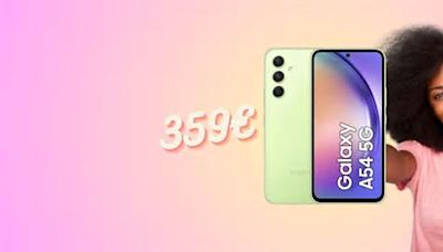 Samsung Galaxy A54, Super Outlet MediaWorld: solo 359€