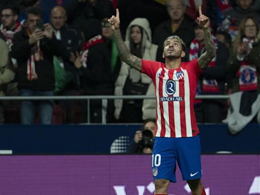 Correa se cuela en el top-10 histórico del Atlético de Madrid