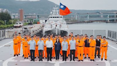 海巡勇艦 管碧玲慰勉海巡堅守人道救善盡國際義務 | 蕃新聞