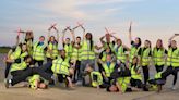 Airport staff perform high-octane dance routine on tarmac