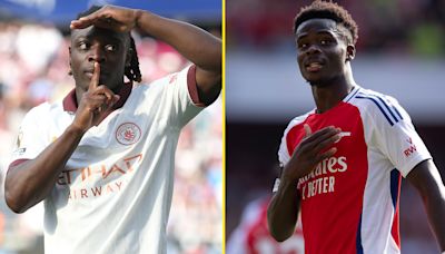 Arsenal legend lists reasons why Saka isn't as good as Man City star Doku