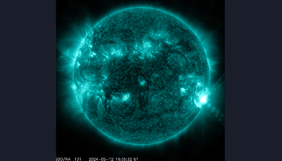 NASA capta fuerte llamarada solar durante tormenta geomagnética de este domingo