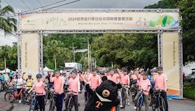 觀光署串聯全台響應世界自行車日主場在鯉魚潭潭北遊客廣場舉行