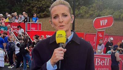 Gabby Logan pauses BBC's Great North Run coverage to make tragic announcement