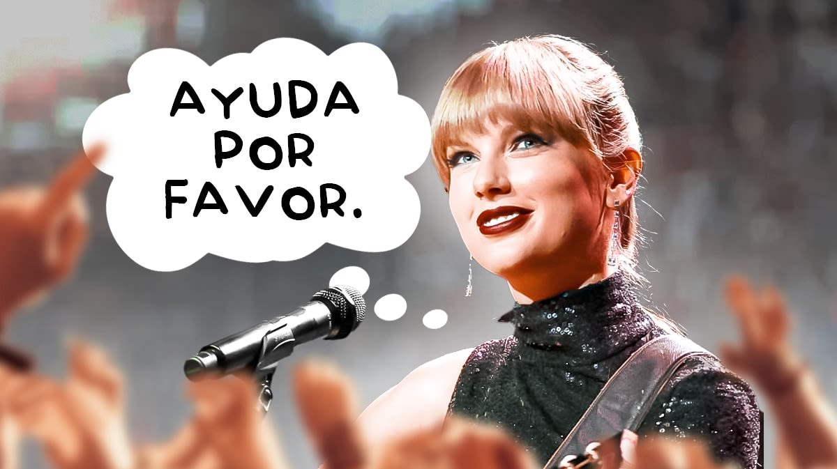 Taylor Swift helps fan during Madrid 'Eras Tour' concert