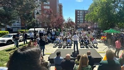 Vox Castilla y León denuncia que Pollán y varios procuradores han sido «amenazados y escupidos» tras el mitin de Abascal en Getxo