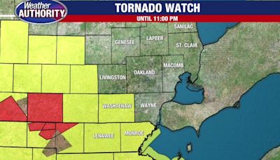 Severe weather: Tornado watches for Monroe, Washtenaw counties, west side of state hit hard
