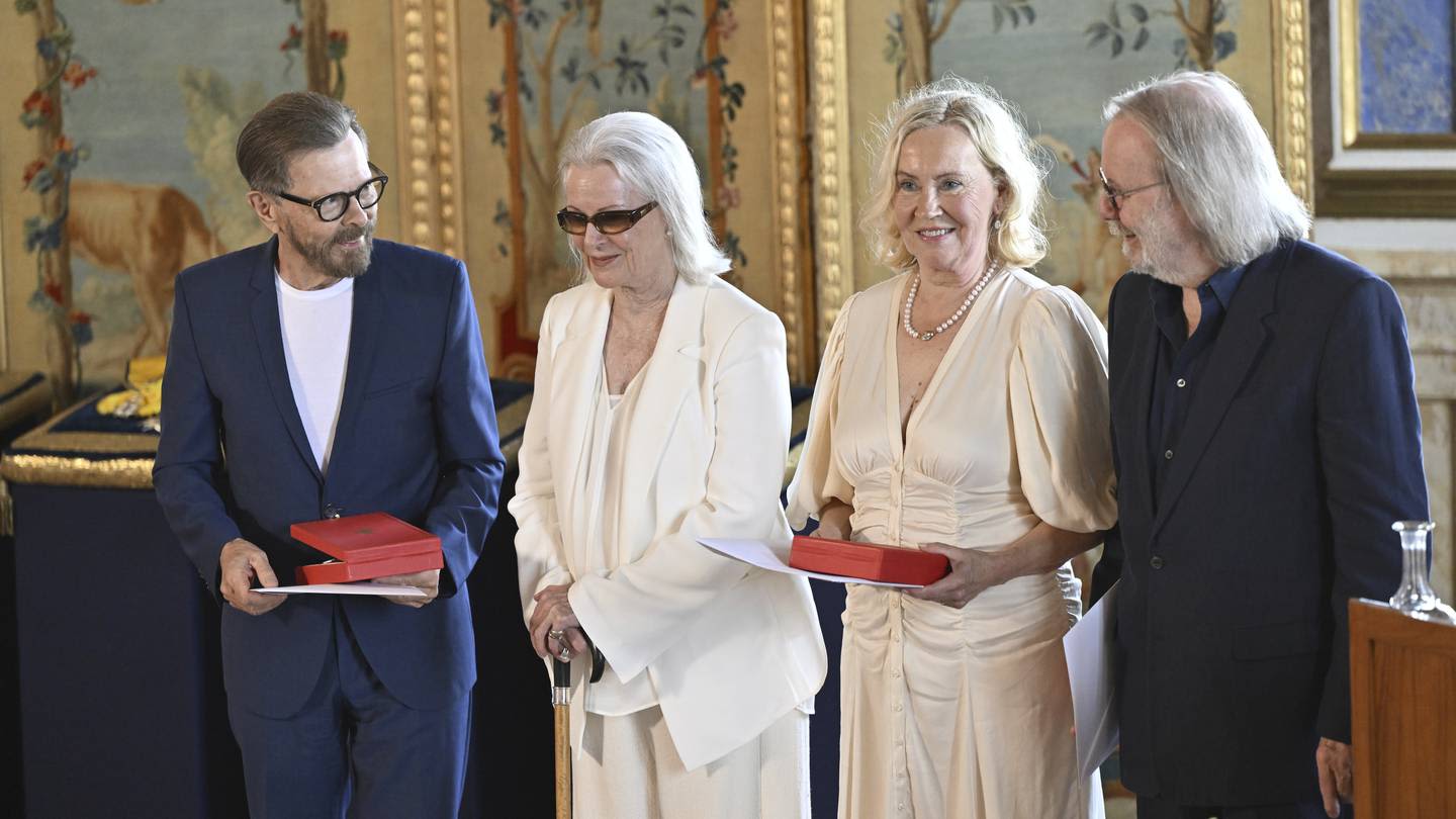 ABBA get a prestigious Swedish knighthood for their pop career that started at Eurovision