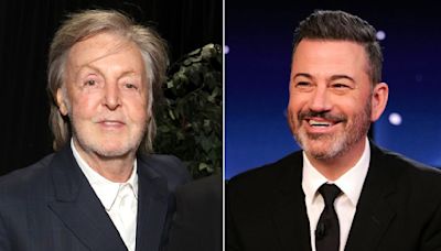 Paul McCartney hosted a very star-studded party and Jimmy Kimmel spilled the tea about the guestlist