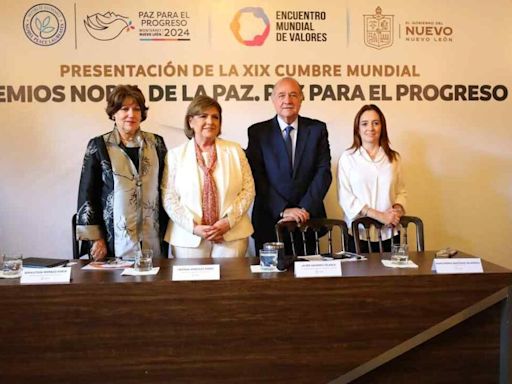 Nuevo León acogerá la XIX Cumbre de Premios Nobel de la Paz