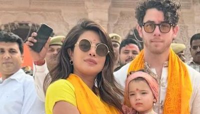 Priyanka Chopra and Nick Jonas Take Baby Malti to Be Blessed at Temple in India