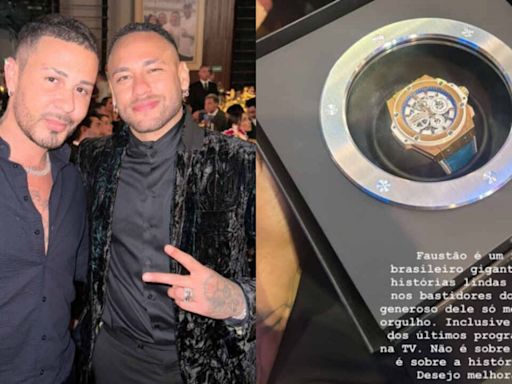 Carlinhos Maia arremata relógio raro de Faustão no leilão de Neymar; descubra o valor