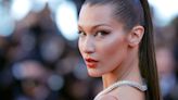 Bella Hadid's 'triangle parting' is going to be everywhere this winter