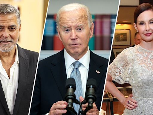 Biden ends 2024 campaign: George Clooney, Ashley Judd among stars who called for president to step down