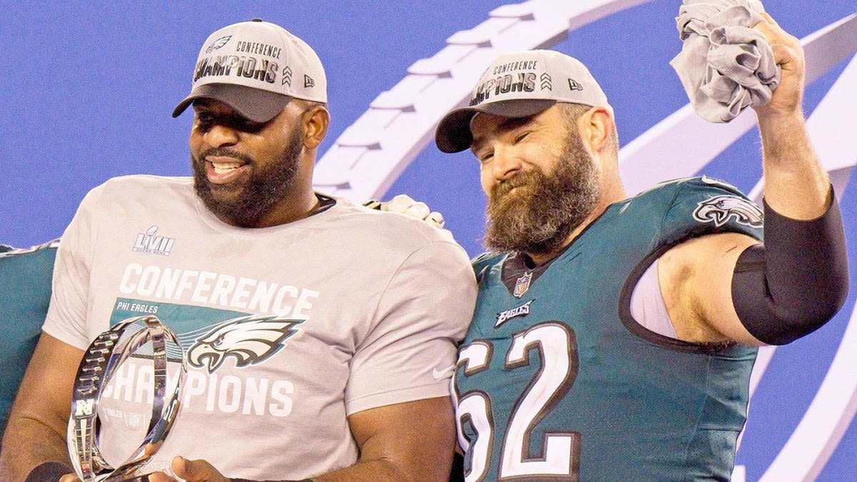 Eagles' Jason Kelce, Fletcher Cox placed on reserve/retired list, months after both stars announced retirement