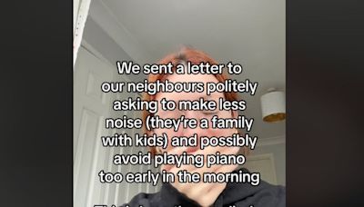 Woman receives wholesome reply from neighbor after complaining about children playing piano loudly