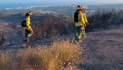 Extinguido el incendio forestal más importante del verano en Málaga tras arrasar casi 50 hectáreas de pasto y matorral