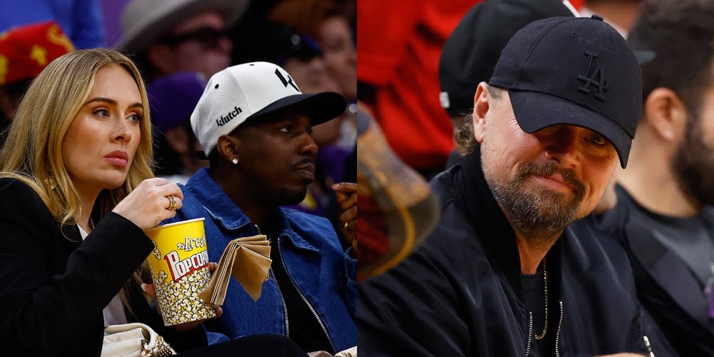 Adele, Leonardo DiCaprio & More Sit Courtside to Cheer on Lakers During Playoffs