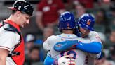 Stewart, Ortega and Lindor go deep as Mets beat the first-place Braves 10-4