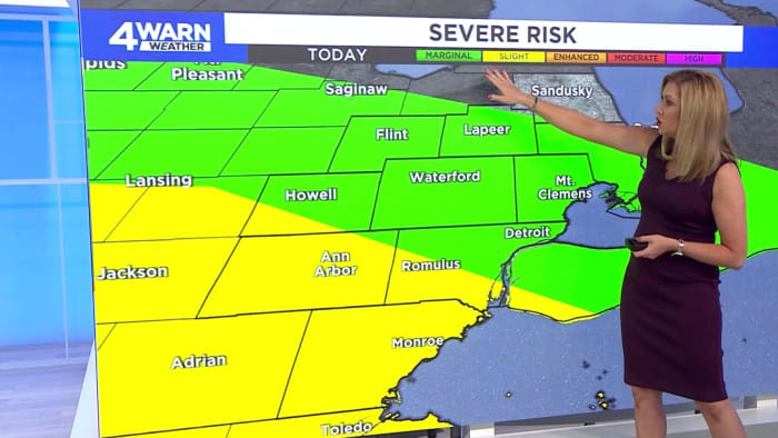 Severe storms may bring strong winds, hail to Metro Detroit: What to know