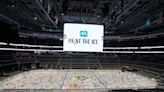 Pittsburgh Penguins season ticket holders paint ice at PPG Paints Arena for second year in a row