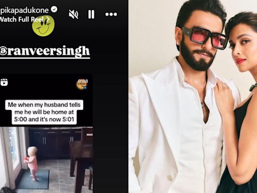 Deepika Padukone reveals what happens when Ranveer Singh doesn’t reach home on time, watch