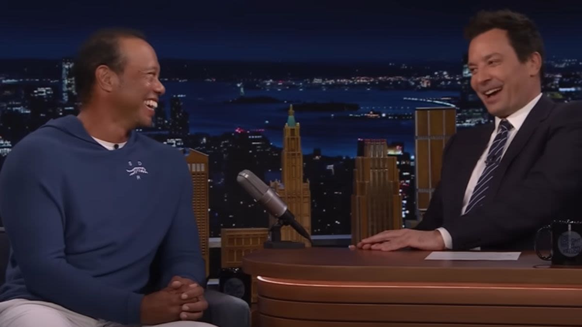 Tiger Woods Tells Jimmy Fallon The Silly Story Of His First Hole-In-One… At 8 Years Old!