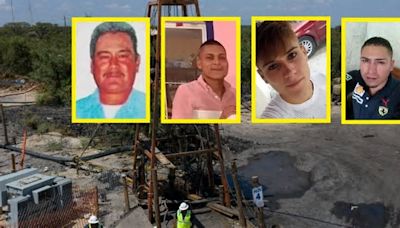 Jorge, Jaime, Hugo y José, los 4 primeros mineros rescatados del derrumbe en El Pinabete