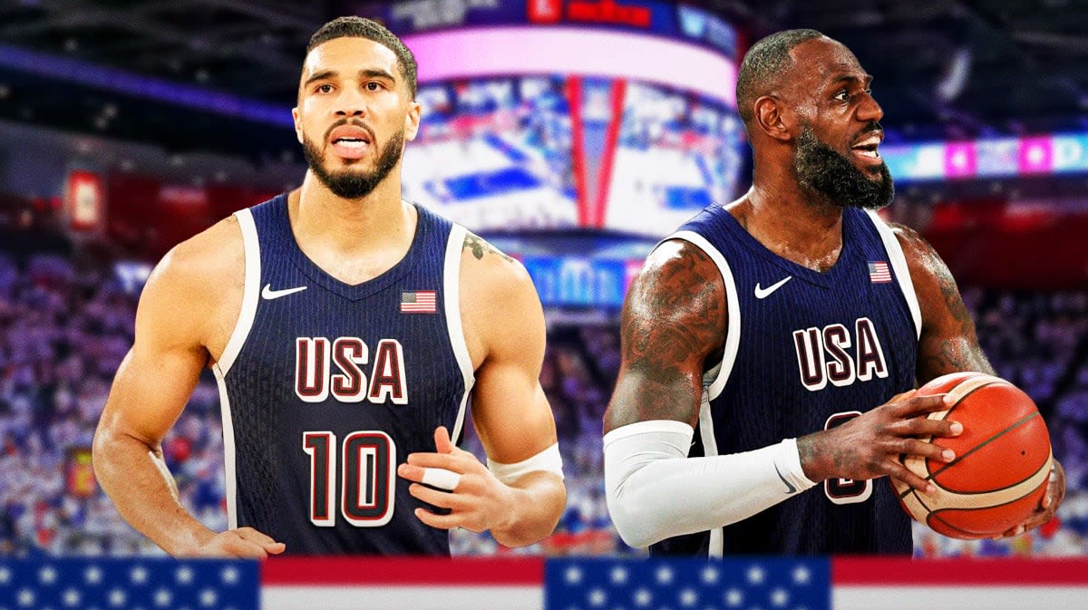 Jayson Tatum drops LeBron James truth bomb after epic Olympics alley-oop