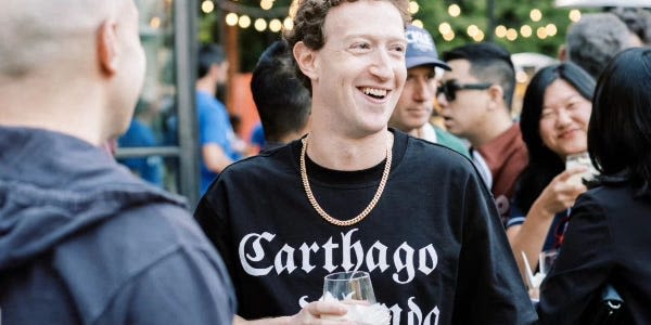 I have spent entirely too much time thinking about Mark Zuckerberg's outfit at his birthday party