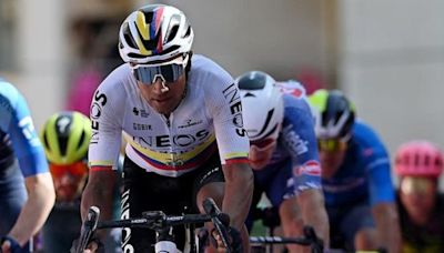 Así va Jhonatan Narváez en el Giro de Italia de ciclismo