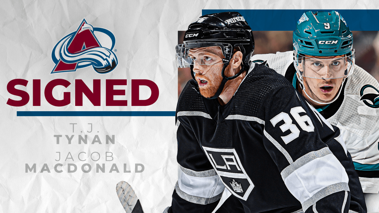 Avalanche Signs Jacob MacDonald, T.J. Tynan | Colorado Avalanche