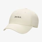 NIKE U NK CLUB CAP U CB JDI L 棒球帽-米白-FB5370113