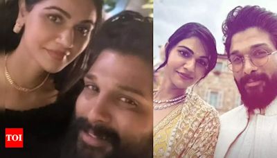 'Pushpa' actor Allu Arjun celebrates wife Sneha Reddy’s birthday, pens a heartfelt wish | Telugu Movie News - Times of India